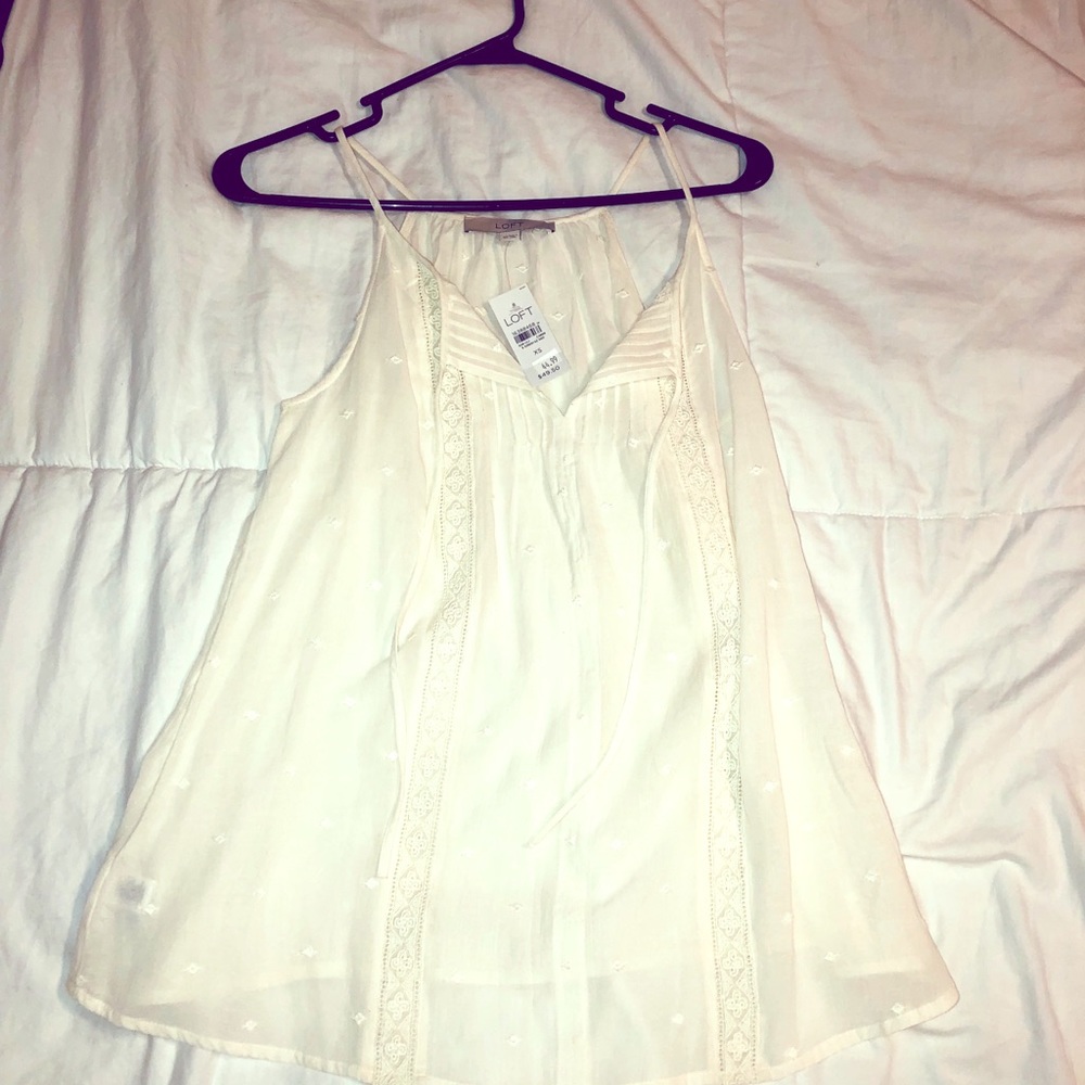 Loft Off-white Top